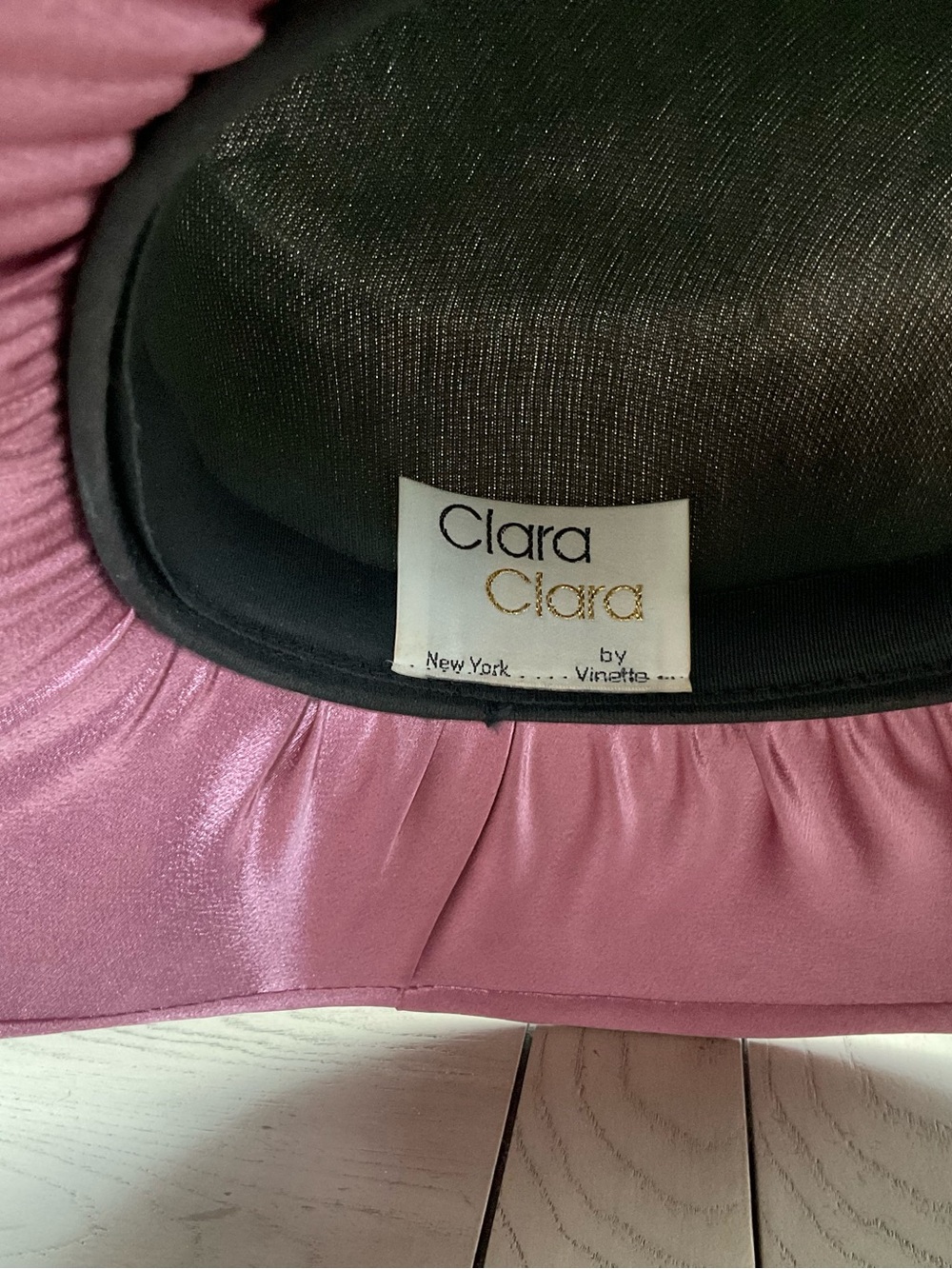 Clara Clara New York Elegant Pink Ladies' Bow Accent Dress Hat - Picture 4 of 8